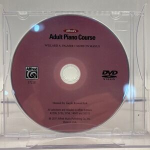 Alfreds Adult Piano Course DVD Willard A‎ Palmer Morton Manus 37228 2011 Edition
